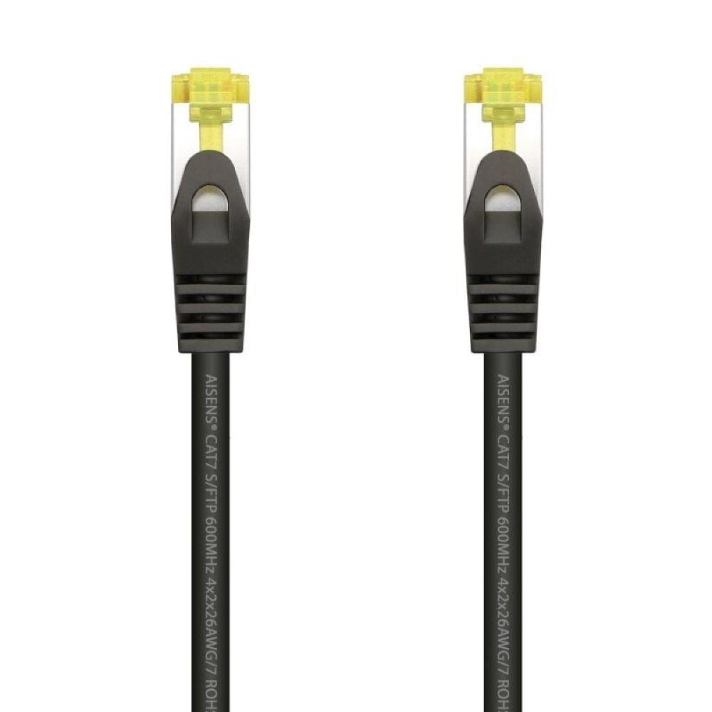 Cable de Red RJ45 SFTP Aisens A146-0484 Cat.7/ 25cm/ Negro