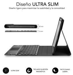 Funda con Teclado Subblim KeyTab Pro BT para Tablet iPad 10.9' 10a Gen/ Negra