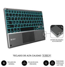 Funda con Teclado Subblim KeyTab Pro BT para Tablet iPad 10.9' 10a Gen/ Negra