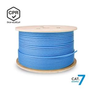 Bobina de Cable RJ45 SFTP AWG23 LSZH CPR Dca Aisens A146-0665 Cat.7/ 305m/ Azul