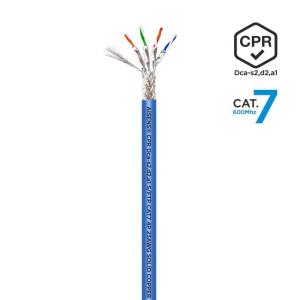 Bobina de Cable RJ45 SFTP AWG23 LSZH CPR Dca Aisens A146-0665 Cat.7/ 305m/ Azul