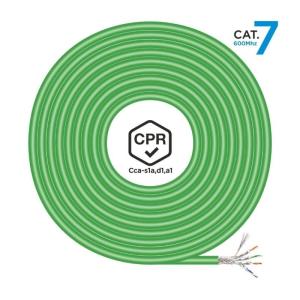 Bobina de Cable RJ45 SFTP AWG23 LSZH CPR Cca Aisens A146-0667 Cat.7/ 305m/ Verde