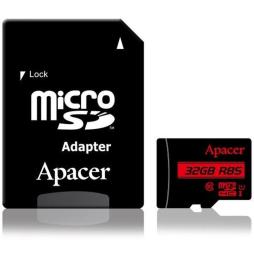 Tarjeta de Memoria Apacer 32GB microSD HC UHS 1 con Adaptador/ Clase 10/ 85MBs