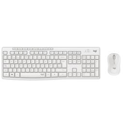 Teclado y Ratón Inalámbricos Logitech Silent Touch MK295/ Blanco