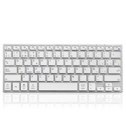 Teclado Compacto Inalámbrico por Bluetooth Subblim Advance Compact/ Plata