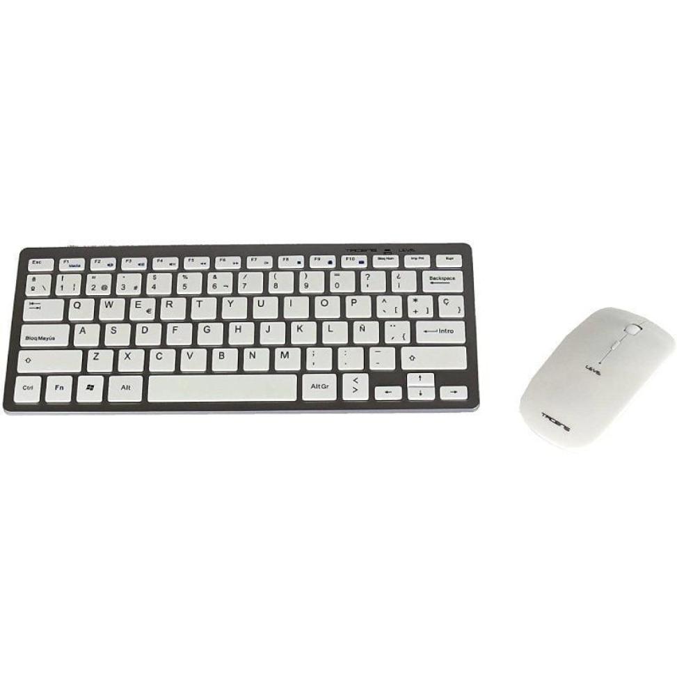 Teclado y Ratón Inalámbricos Tacens Levis Combo V2/ Blanco