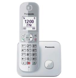 Teléfono Inalámbrico Panasonic KX-TG6851SP/ Plata