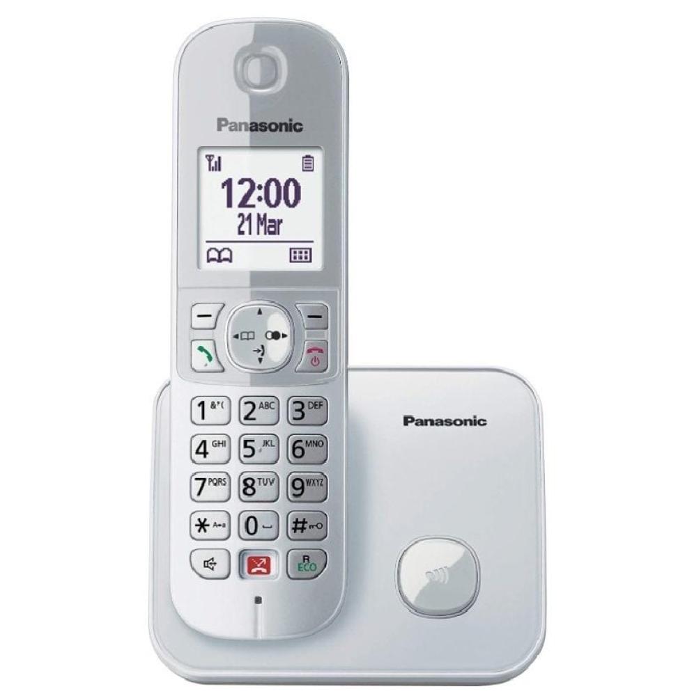 Teléfono Inalámbrico Panasonic KX-TG6851SP/ Plata