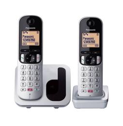 Teléfono Inalámbrico Panasonic KX-TGC252SPS/ Pack DUO/ Plata