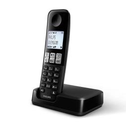 Teléfono Inalámbrico Philips D2501B/01/ Negro