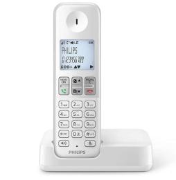 Teléfono Inalámbrico Philips D2501W/34/ Blanco