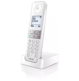 Teléfono Inalámbrico Philips D4701W/34/ Blanco