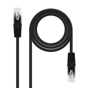 Cable de Red RJ45 UTP Nanocable 10.20.0103-BK Cat.5e/ 3m/ Negro