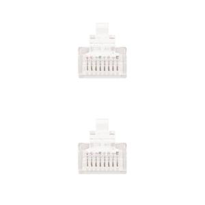 Cable de Red RJ45 UTP Nanocable 10.20.0400-L25-W Cat.6/ 25cm/ Blanco