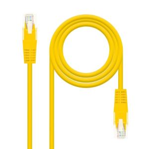 Cable de Red RJ45 UTP Nanocable 10.20.0400-Y Cat.6/ 50cm/ Amarillo