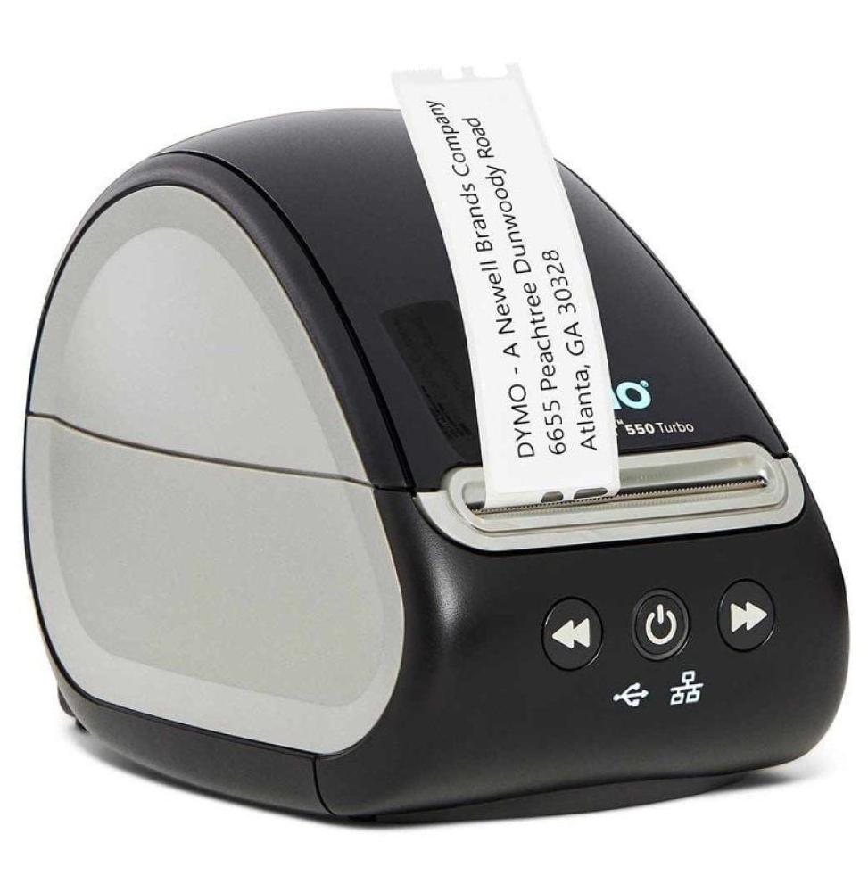 Impresora de Etiquetas Dymo LabelWriter 550 Turbo/ Térmica/ USB/ Negra