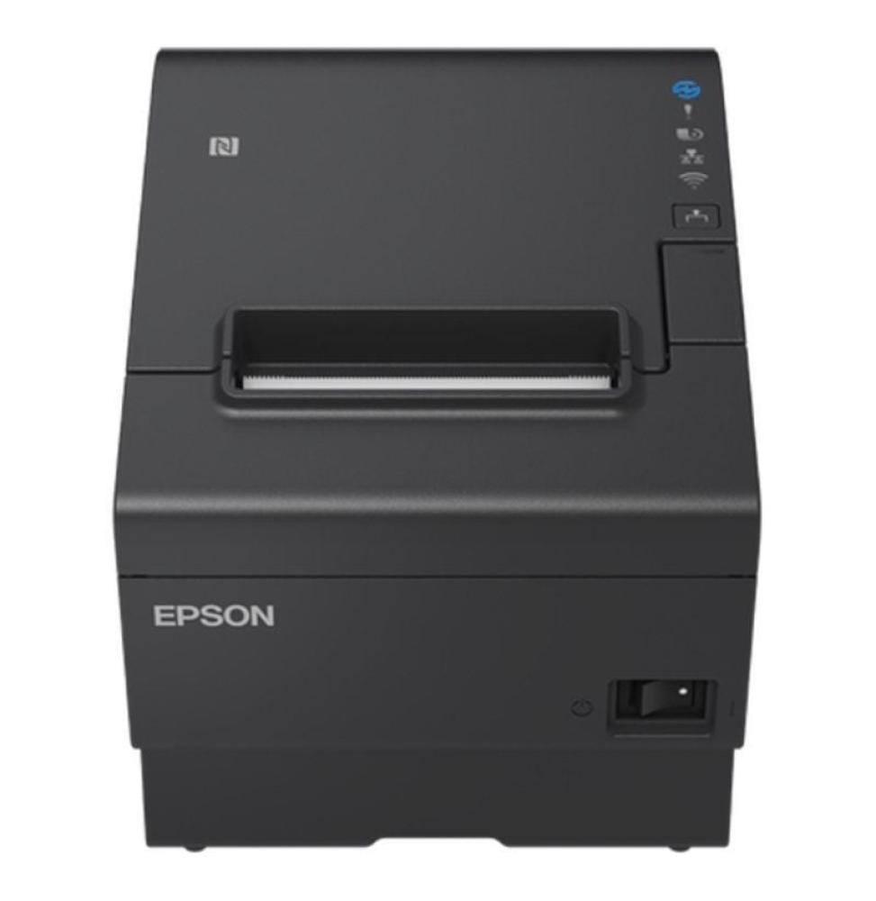 Impresora de Tickets Epson TM-T88 VII PS/ Térmica/ Ancho papel 80mm/ USB-Ethernet/ Negra