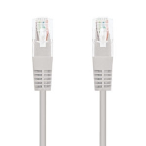 Cable de Red RJ45 UTP Nanocable 10.20.0103 Cat.5e/ 3m/ Gris