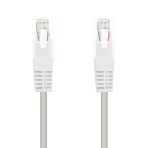 Cable de Red RJ45 UTP Nanocable 10.20.0110-W Cat.5/ 10m/ Blanco