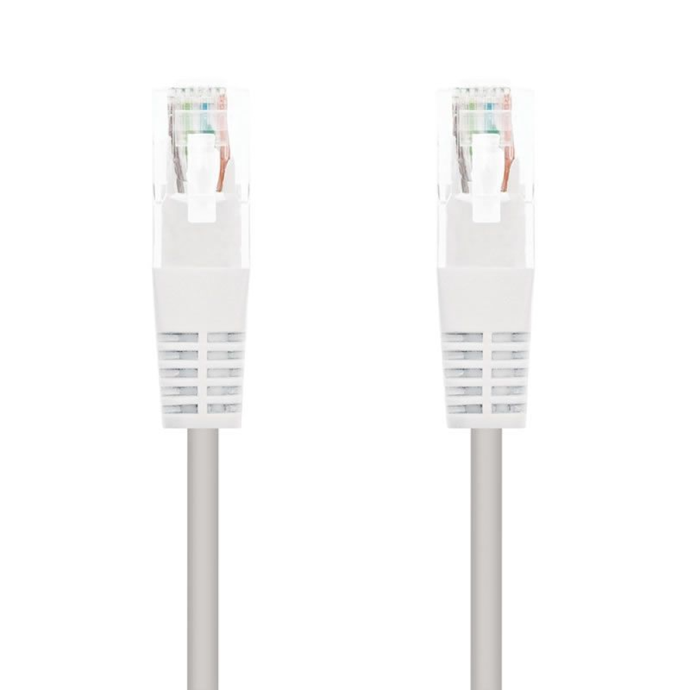 Cable de Red RJ45 UTP Nanocable 10.20.0110-W Cat.5/ 10m/ Blanco