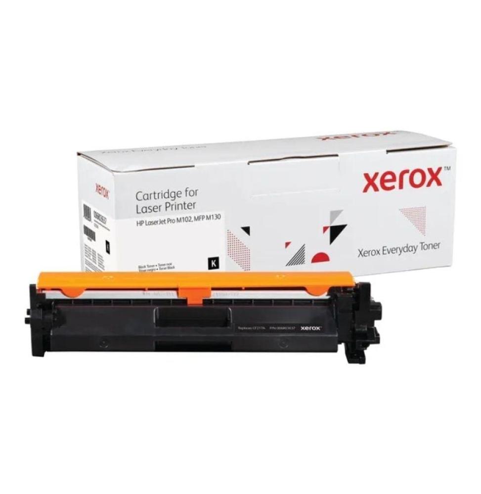 Tóner compatible Xerox 006R03637 compatible con HP CF217A/ 1600 páginas/ Negro