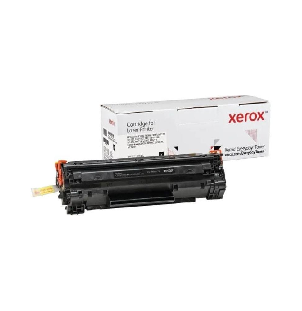 Tóner compatible Xerox 006R03708 compatible con HP CB435A/CB436A/CE285A/CRG-125/ 2000 páginas/ Negro