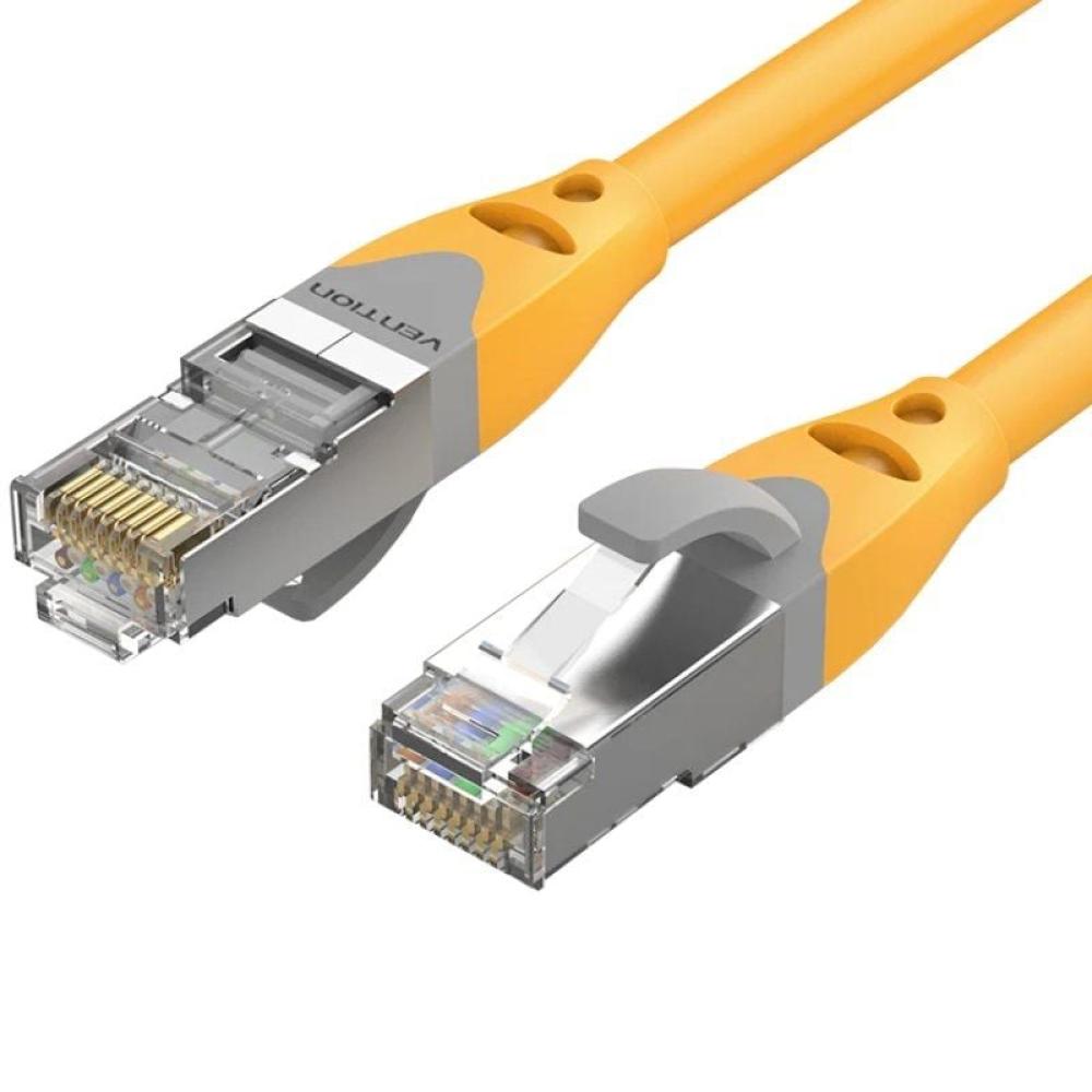 Cable de Red RJ45 SFTP Vention IBHYG Cat.6a/ 1.5m/ Naranja