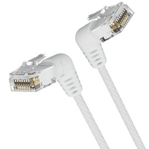 Cable de Red RJ45 UTP Vention IBOWG Cat.6A/ 1.5m/ Cabeza Rotatoria 360º/ Blanco