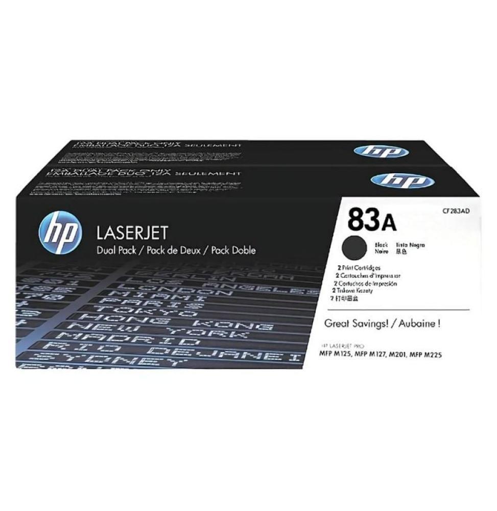 Tóner Original HP nº83A Multipack/ 2x Negro