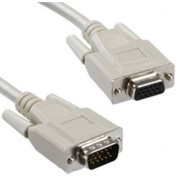 Cable Alargador VGA Nanocable 10.15.0202/ D-SUB Macho - HD SUB Hembra/ 1.8m/ Beige