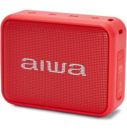 Altavoz con Bluetooth Aiwa BS-200RD/ 6W/ 1.0/ Rojo