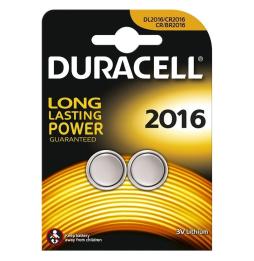 Pack de 2 Pilas de Botón Duracell DL2016B2/ 3V