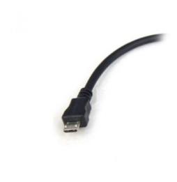 Cable USB 2.0 3GO C122/ MicroUSB Macho - USB Hembra/ 15cm/ Negro