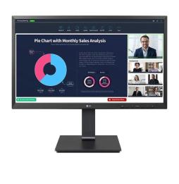 Monitor Profesional LG 24BP750C-B 23.8'/ Full HD/ Webcam/ Multimedia/ Negro