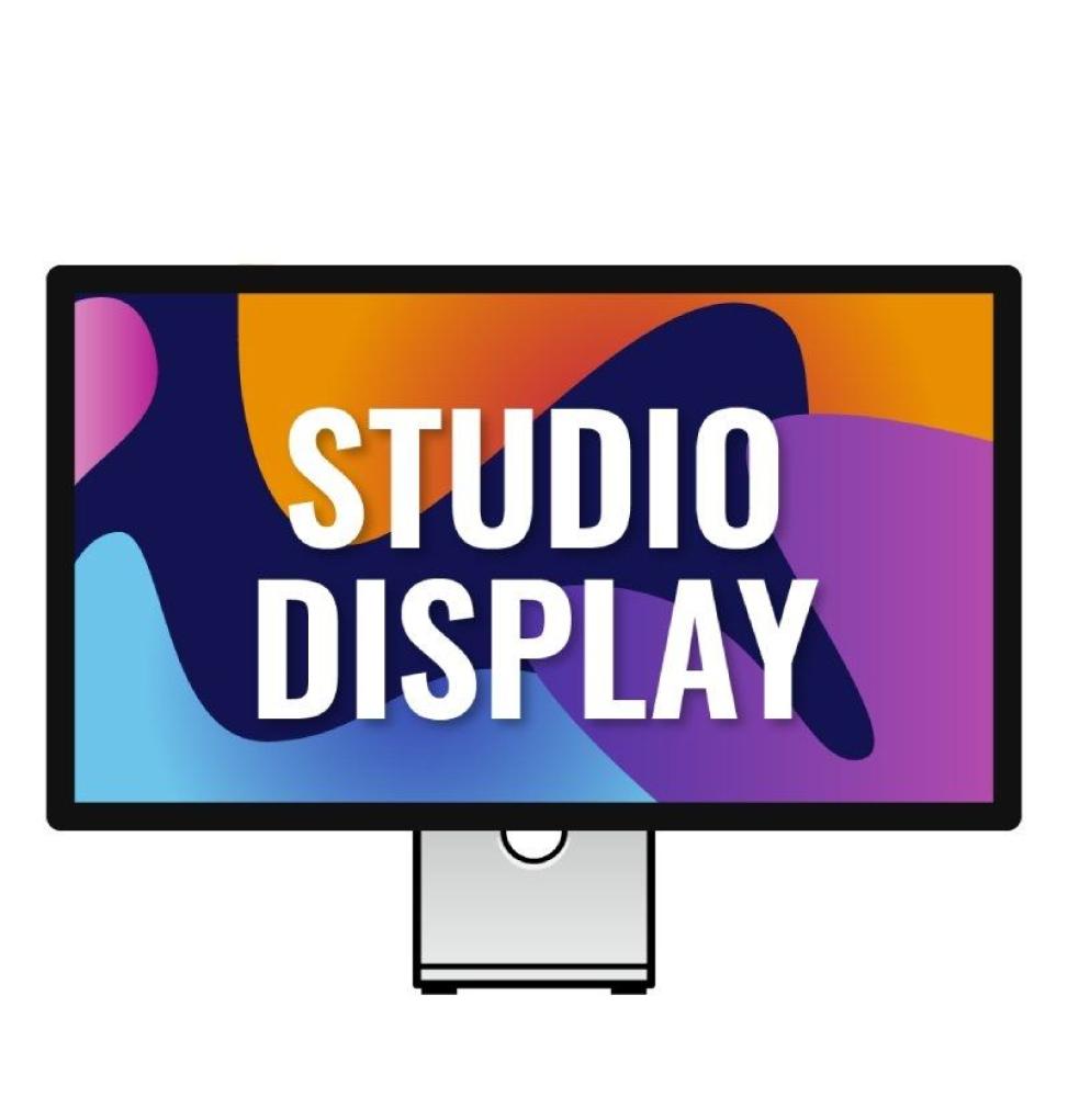 Apple Studio Display/ Cristal Nanotexturizado/ Soporte con Altura e Inclinacion Ajustables