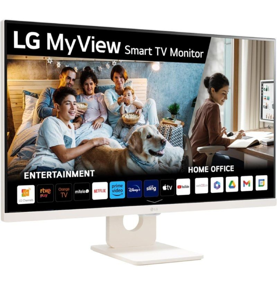 Smart Monitor LG MyView 32SR50F-W 31.5'/ Full HD/ Smart TV/ Multimedia/ Blanco