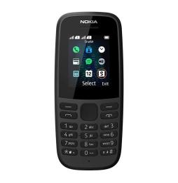 Teléfono Móvil Nokia 105 4TH Edition/ Negro