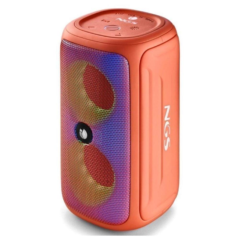 Altavoz con Bluetooth NGS Roller Beast/ 32W/ 2.0/ Coral