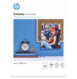 Papel Fotográfico HP Everyday Q2510A/ DIN A4/ 200g/ 100 Hojas