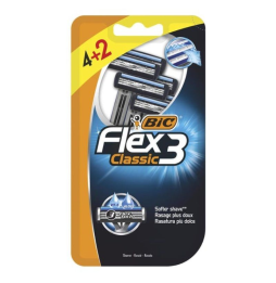 Cuchilla de Afeitar Bic Flex3 Classic/ 6 uds