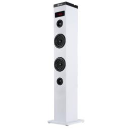 Torre de Sonido con Bluetooth NGS SKY CHARM/ 50W/ 2.0/ Blanca