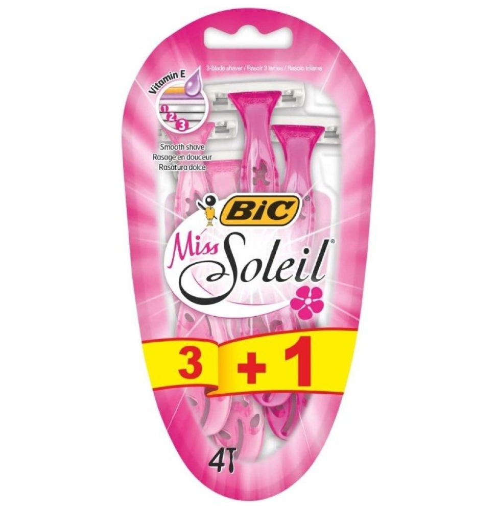 Cuchilla de Depilar Miss Soleil / 4 uds