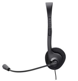 Auriculares Trust Chat Headset 24659/ con Micrófono/ Jack 3.5/ Negros