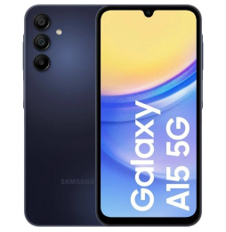 Smartphone Samsung Galaxy A15 4GB/ 128GB/ 6.5'/ 5G/ Negro Azul