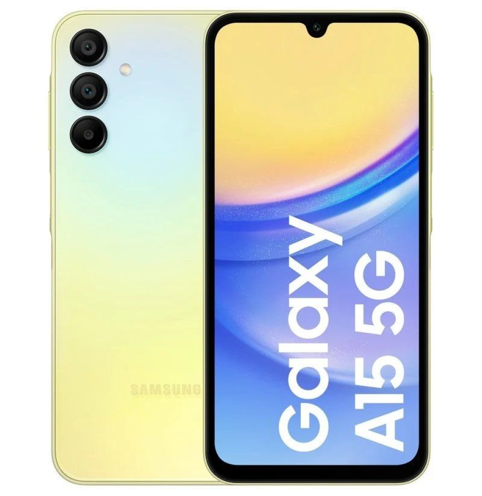 Smartphone Samsung Galaxy A15 4GB/ 128GB/ 6.5'/ 5G/ Amarillo