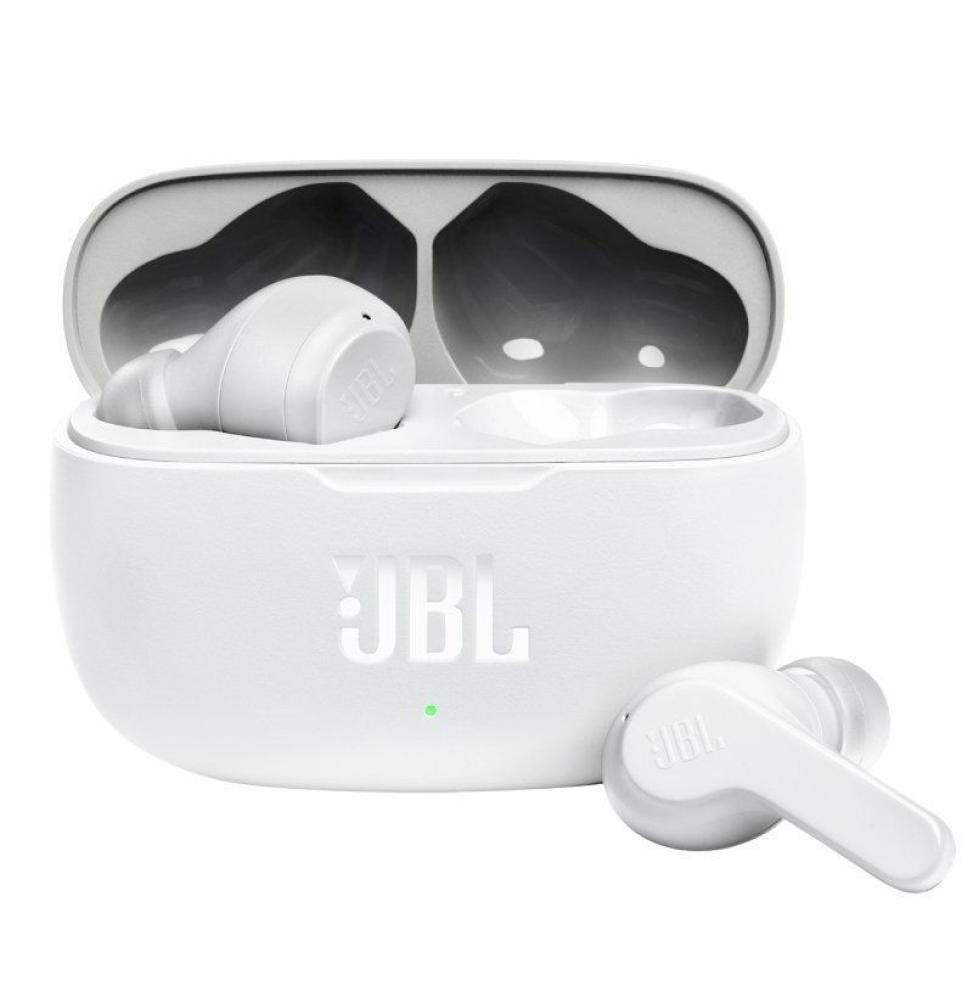 Auriculares Bluetooth JBL Wave 200TWS con estuche de carga/ Autonomía 5h/ Blancos