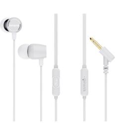 Auriculares Intrauditivos Aiwa ESTM-30WT/ con Micrófono/ Jack 3.5/ Blanco