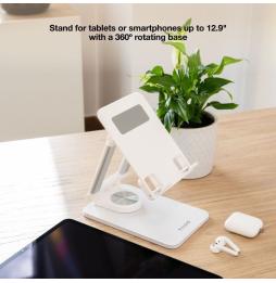 Soporte para Smartphone/Tablet TooQ PH-HERMES-LUNA/ Blanco