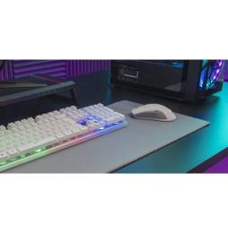 Pack Gaming Mars Gaming MCPX/ Teclado H-MECH  + Ratón Óptico + Alfombrilla/ Blanco