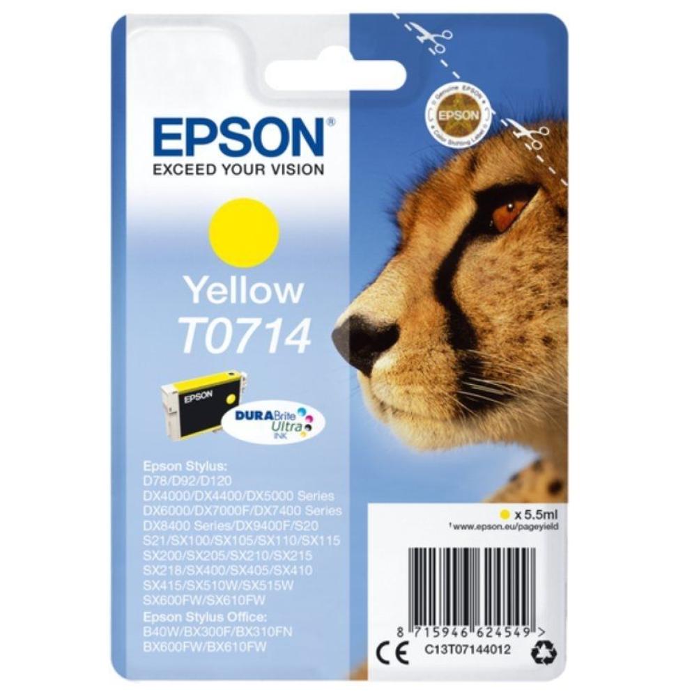 Cartucho de Tinta Original Epson T0714/ Amarillo